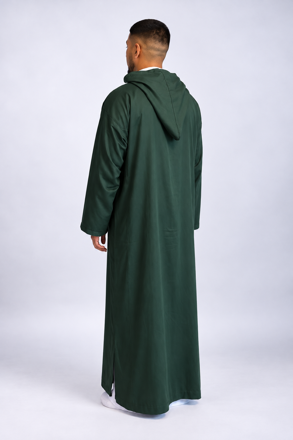 GREEN MOROCCAN DJELLABA