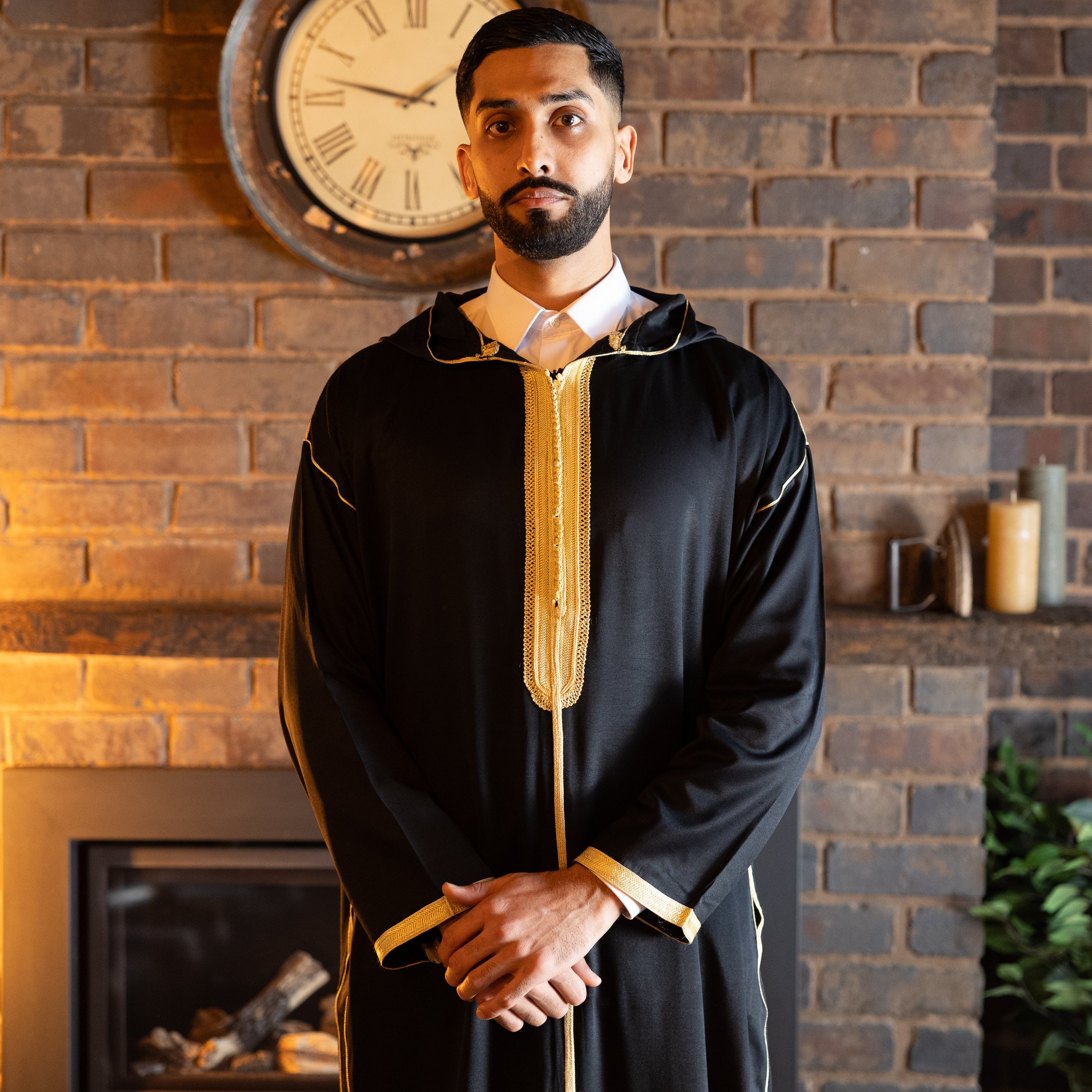 Royal Black Moroccan Djellaba – ar-rihla-ca