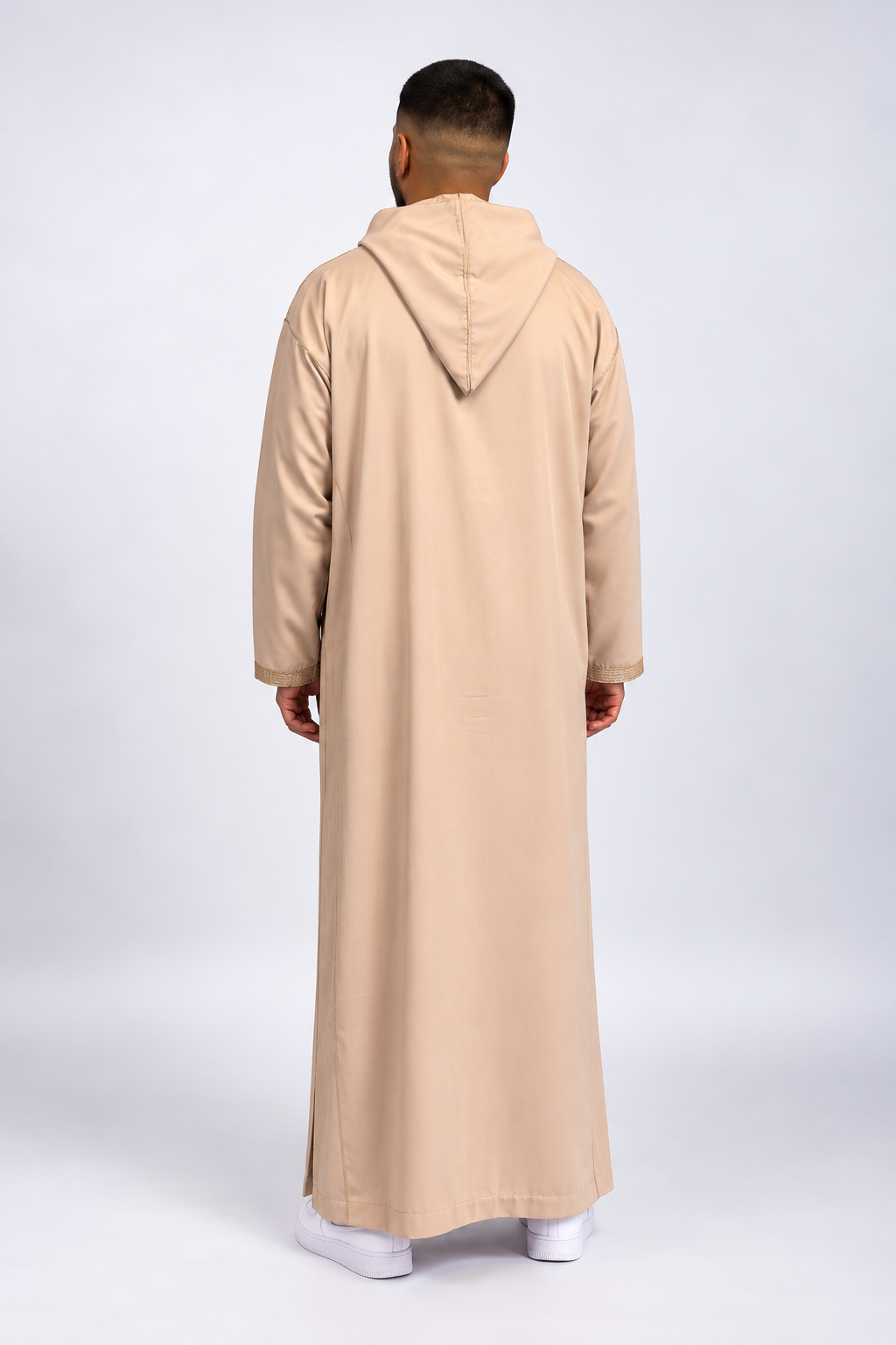 BEIGE MOROCCAN DJELLABA