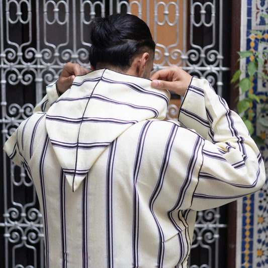 Black Azrou Moroccan Djellaba