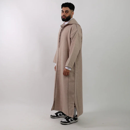 Beige Luxe Moroccan Thobe
