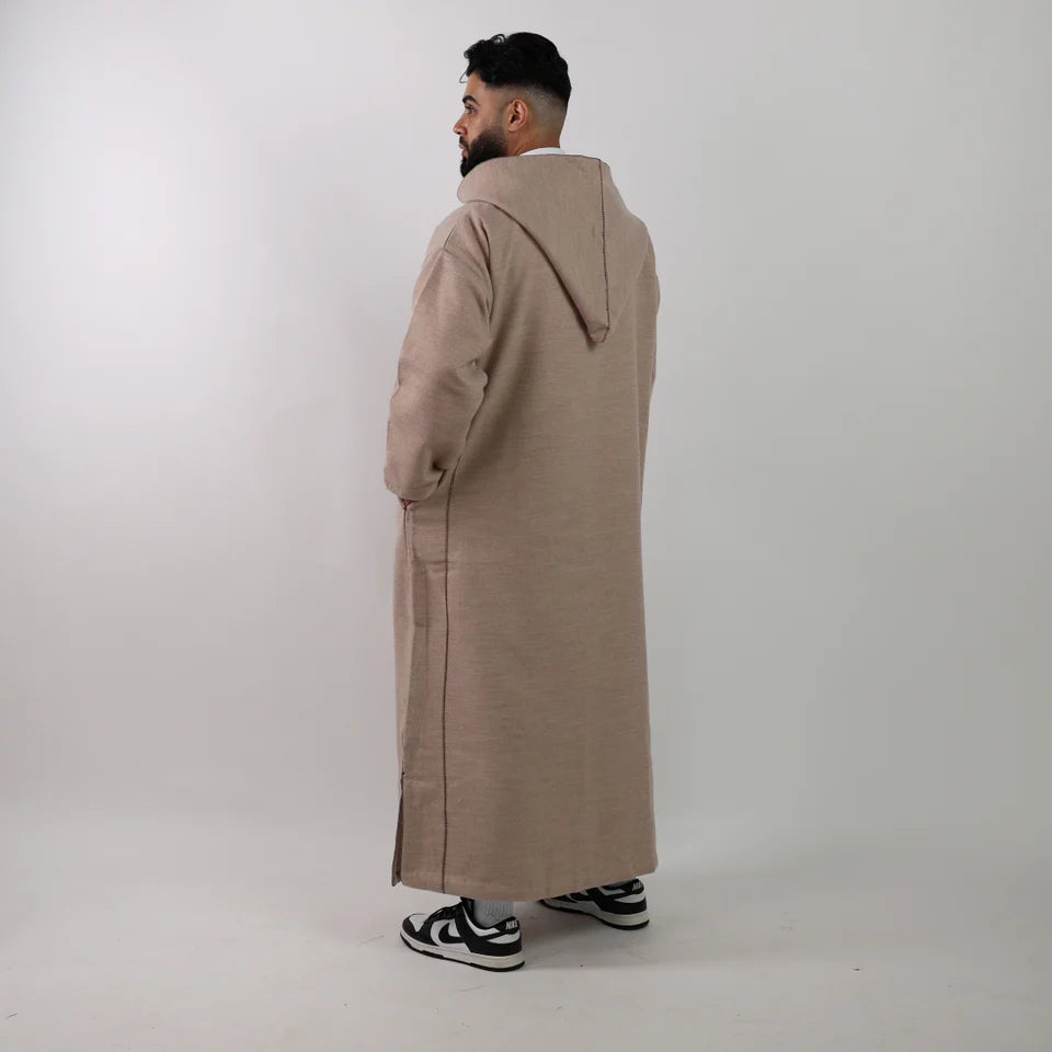 Beige Luxe Moroccan Thobe