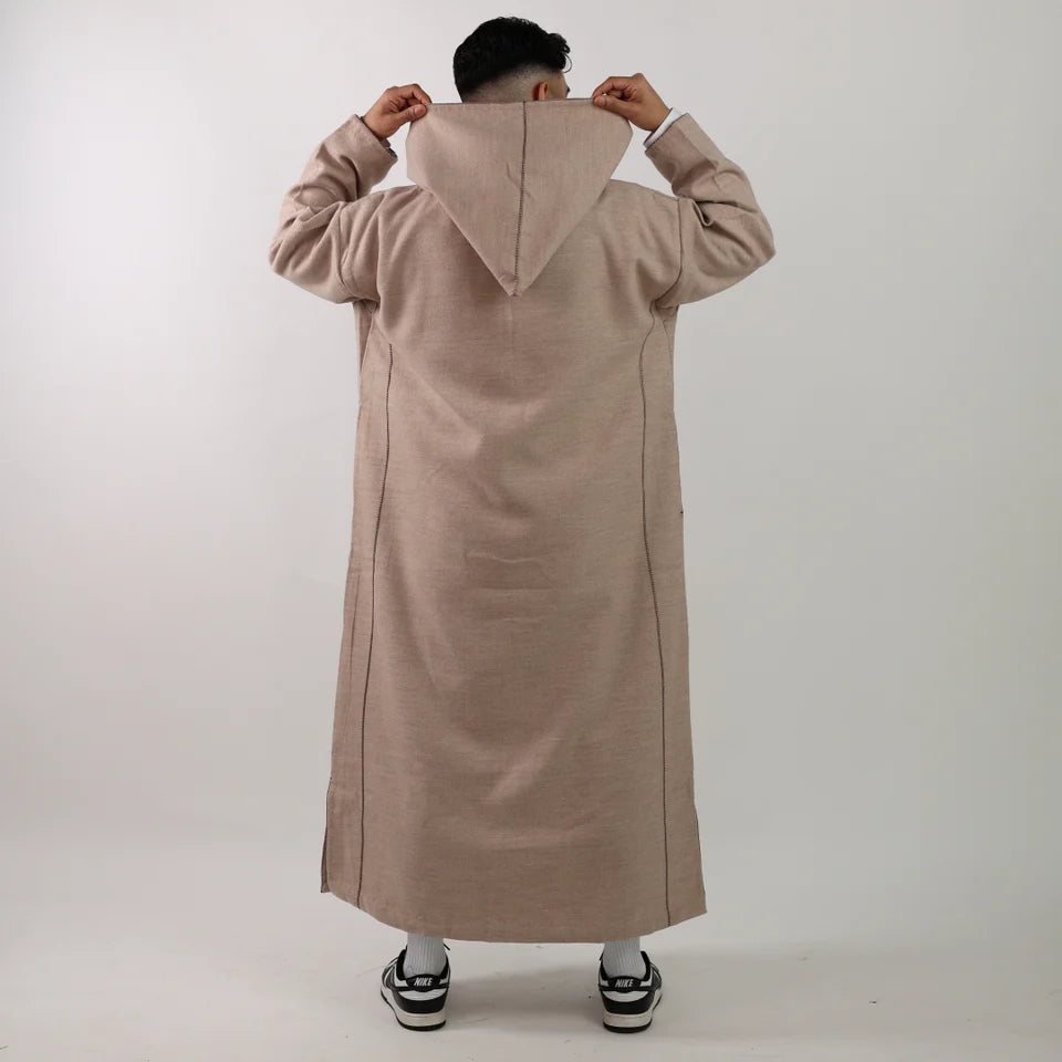Beige Luxe Moroccan Thobe