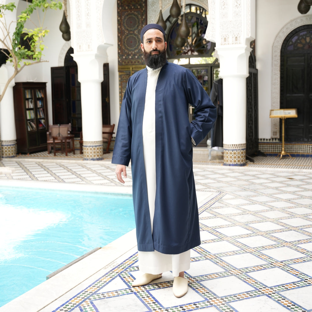 Navy Turkish Prayer Jacket