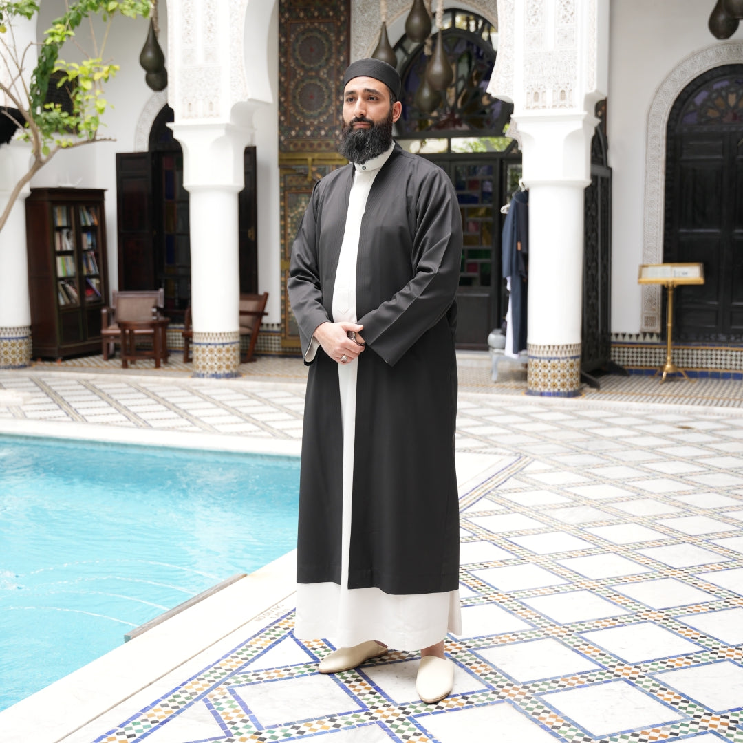 Black Turkish Prayer Jacket