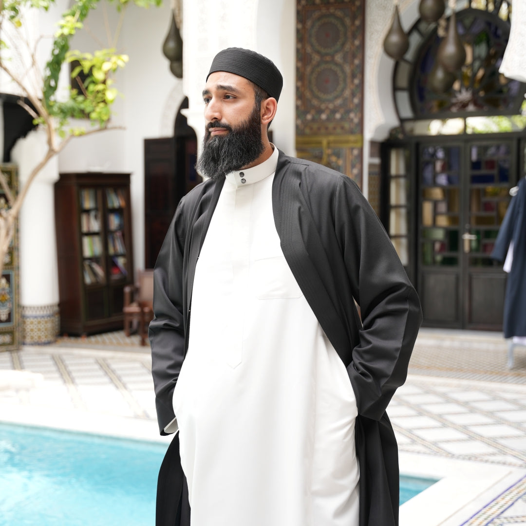 Black Turkish Prayer Jacket