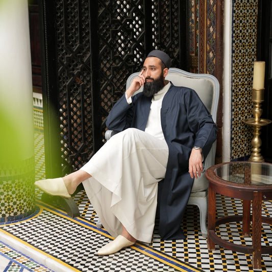 Grey Turkish Prayer Jacket