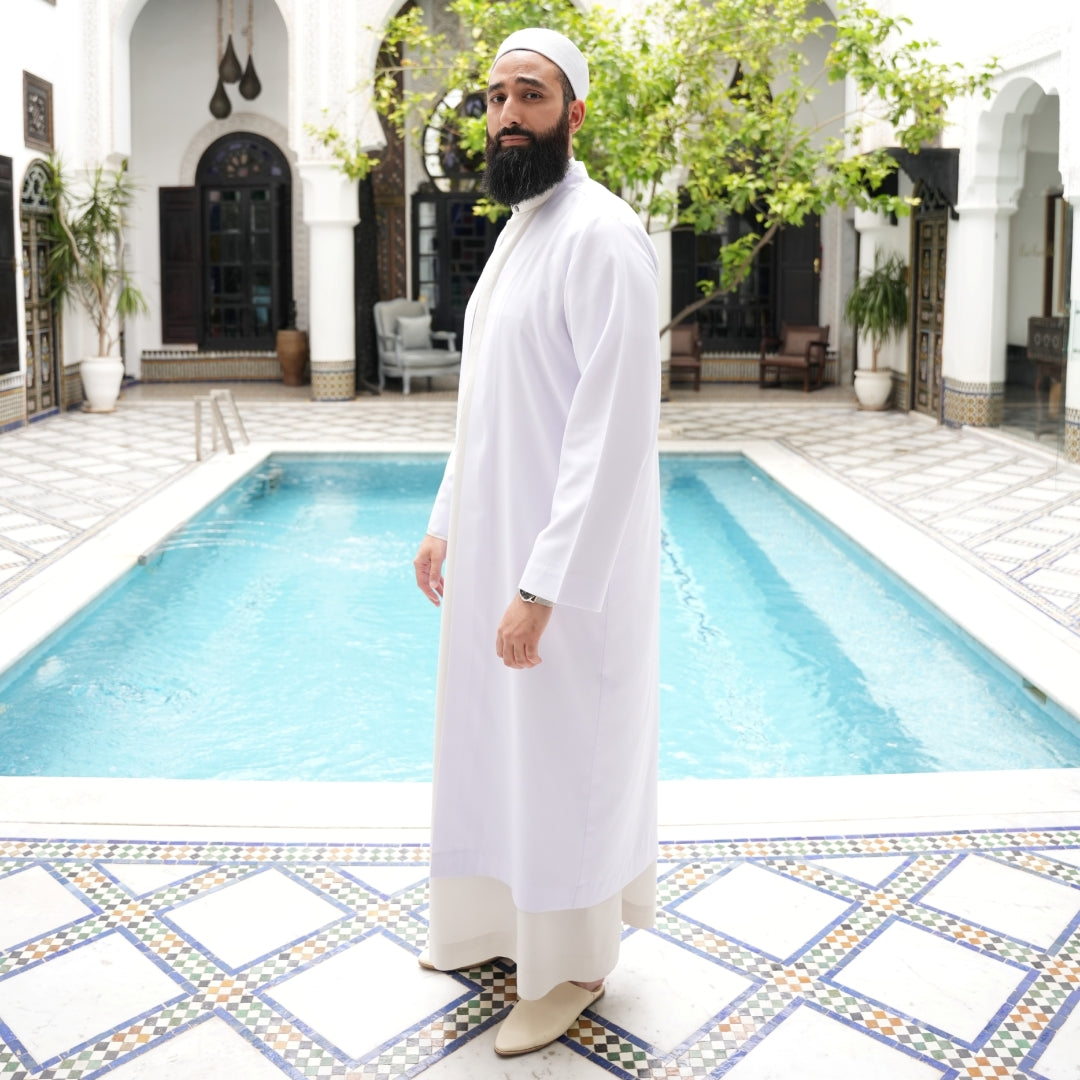 White Turkish Prayer Jacket