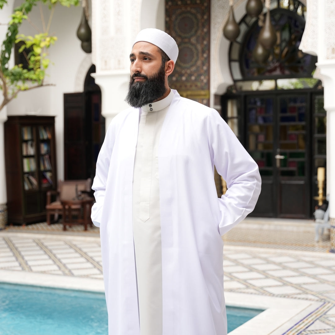 White Turkish Prayer Jacket