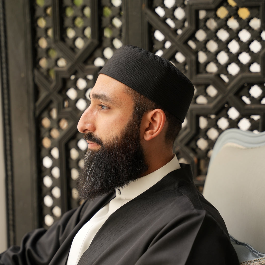 Black Turban Kufi