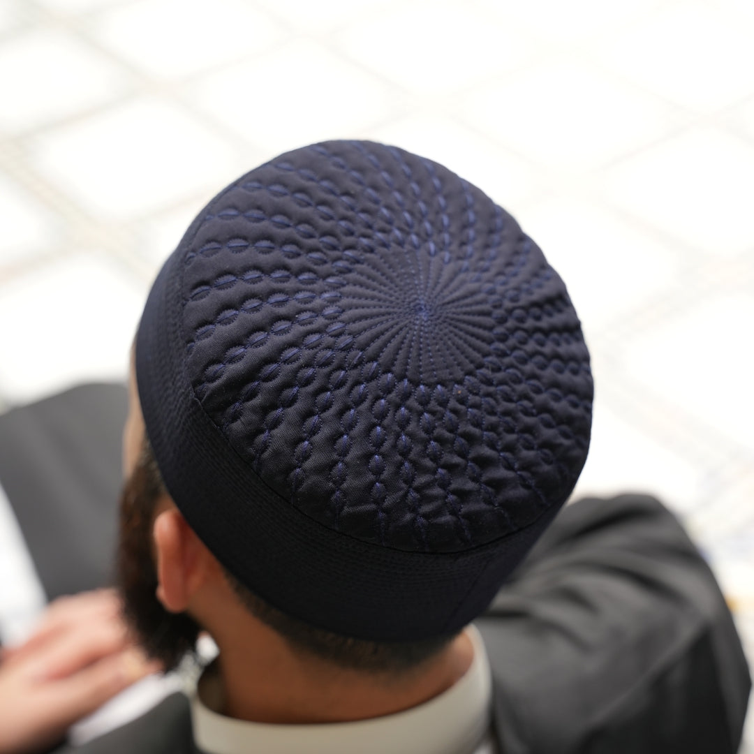 Navy Turban Kufi