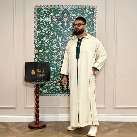 Royal Green Moroccan Djellaba