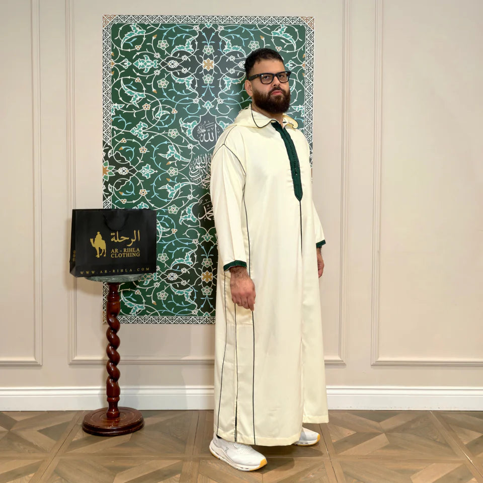Royal Green Moroccan Djellaba