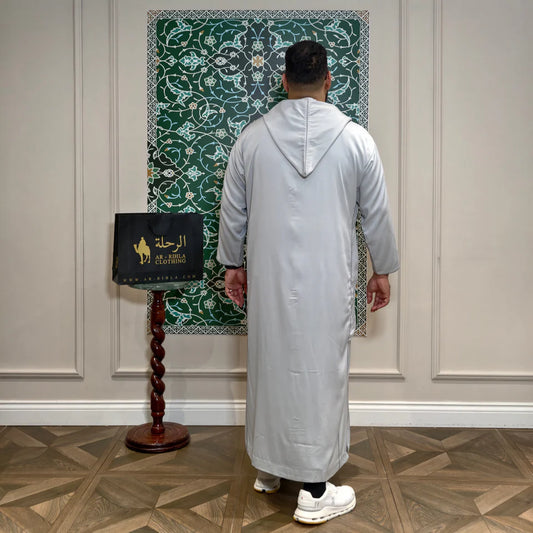 Slate Grey Moroccan Djellaba